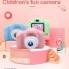kids digital camera with real photo and USB charging cable