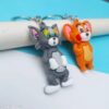 tom and jerry pair keychain