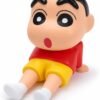 Shopiitoo Shin-chan Action Figure Mobile Holder for Phones and Tablets | Figurine Cartoon Toy for Boys & Girls | PVC Super Stable Phone Holder | Red